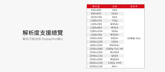USB-C 轉 DisplayPort 轉換器, Type-C