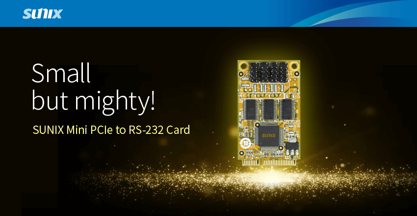 Mini PCIe to RS-232 Card