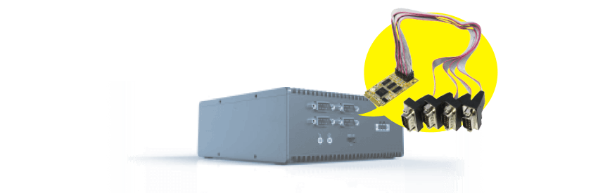Mini PCIe to RS-232 Card