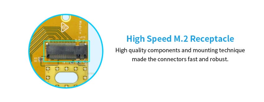 PCIe x4 to NVMe M.2 Key-M Card #P2M04M00