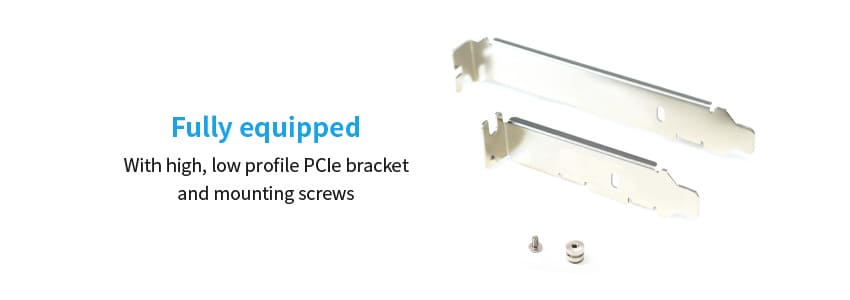 PCIe x4 to NVMe M.2 Key-M Card #P2M04M00