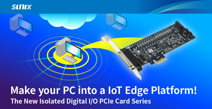 【SUNIX】The new Isolated Digital-I/O PCIe Card