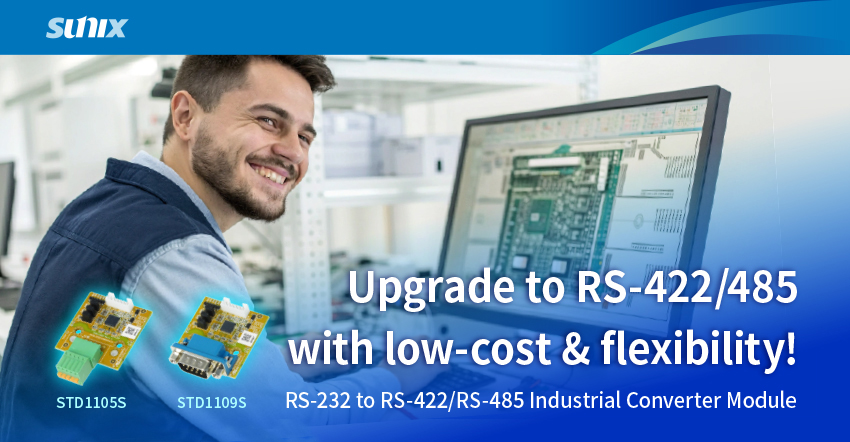 RS-232 to RS-422/RS-485 Industrial Converting Board