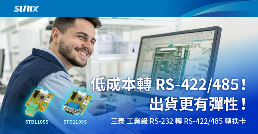 RS-232 to RS-422/RS-485 Industrial Converting Board