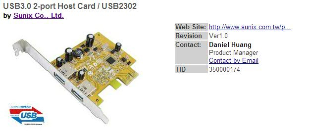 通過USBIF認證 TID 350000174, 擴充2埠USB 3.0 Type A連接埠